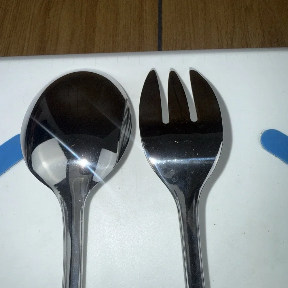 Unique Creative Copper Spoon & Fork Salad Serving  Made in South‎ Africa